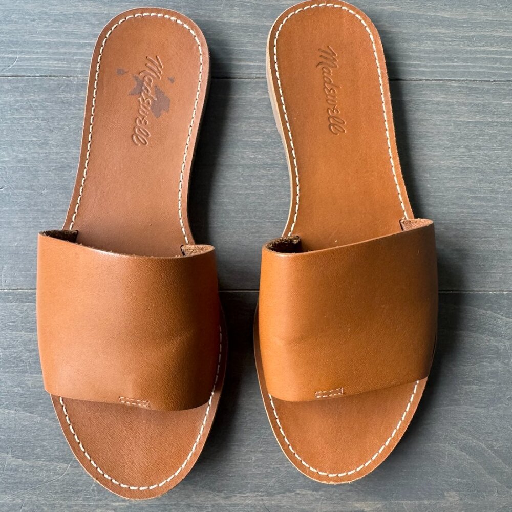 Madewell Leather Sandals / Slides sz 8.5